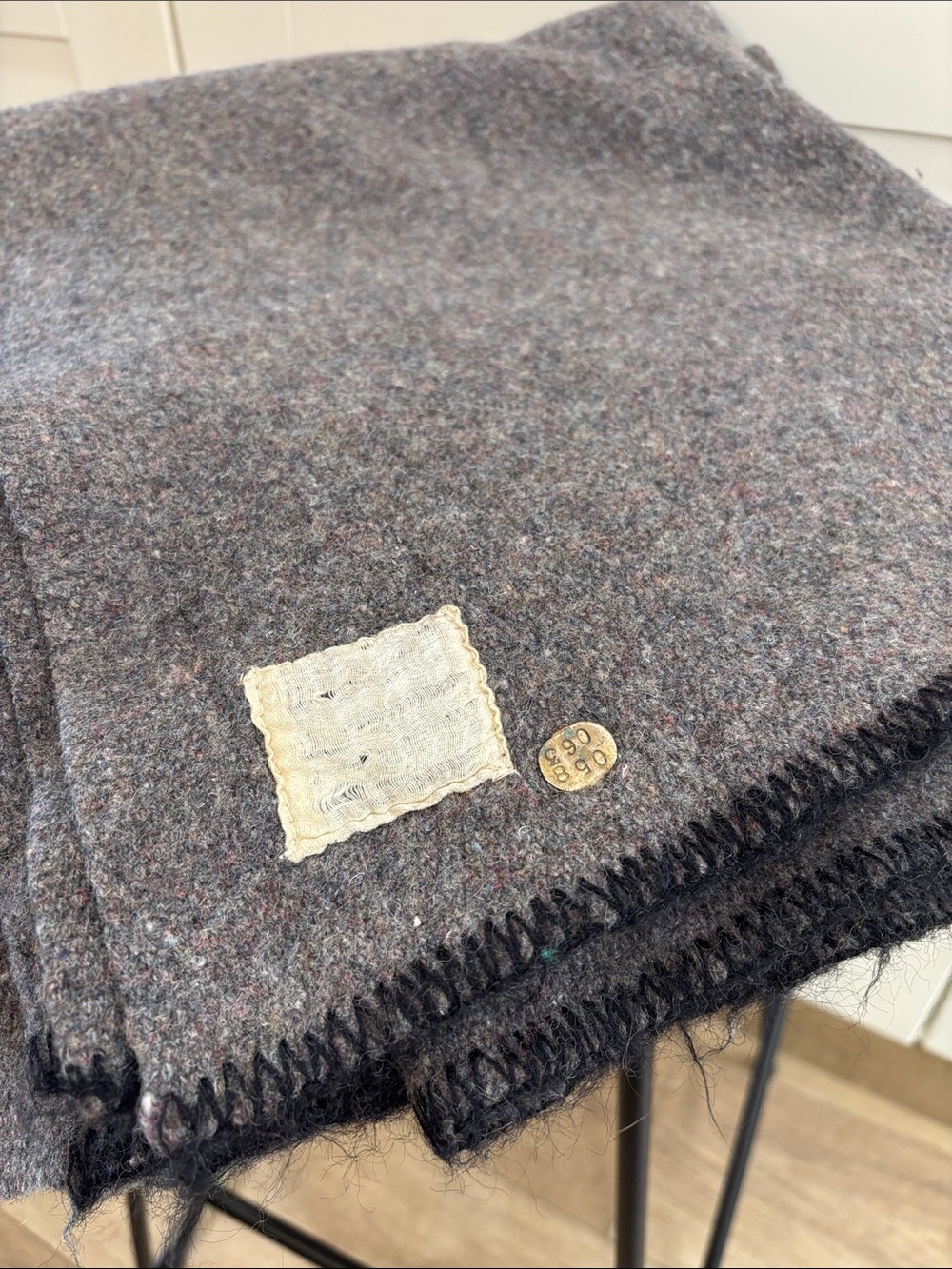 Vintage wool blanket